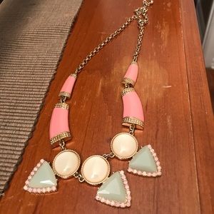 Green, White & Pink Necklace